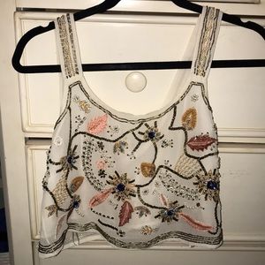 Beaded Crop top